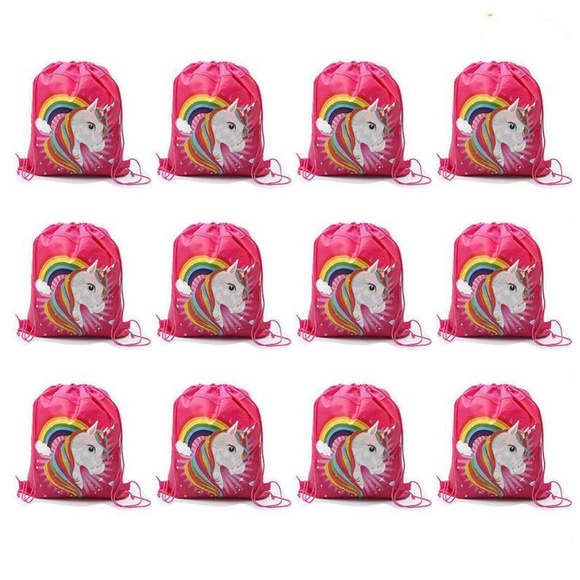 Unicorn Drawstring Bags For Gift party bags - Picture 2 of 3